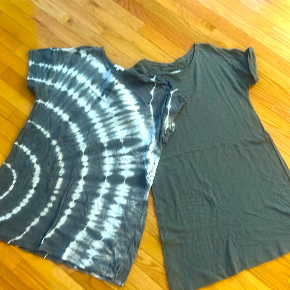 Z Supply Cotton T Shirt Dress Lot SZ L 3 Dresses!!